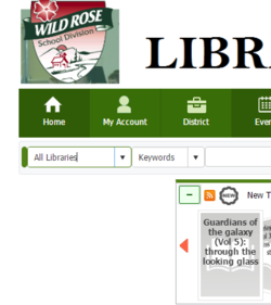 Click on 'All Libraries' to change to Breton Elementary